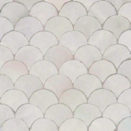 White Moroccan Tile 02