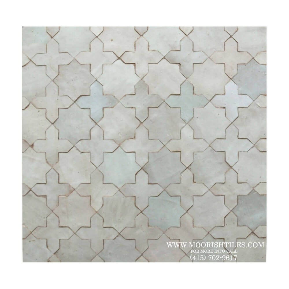 White Moroccan Tile Backsplash, Moroccan Backsplash Tile