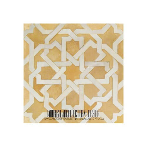 Rustic Moroccan kitchen floor tile