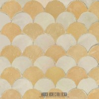 Rustic Moroccan Kitchen backsplash mosaic tile