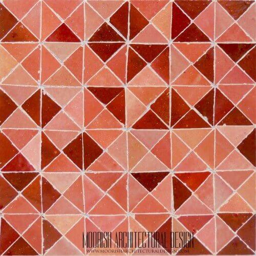 Rose Triangles Tile