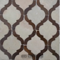 Brown Arabesque Tile 