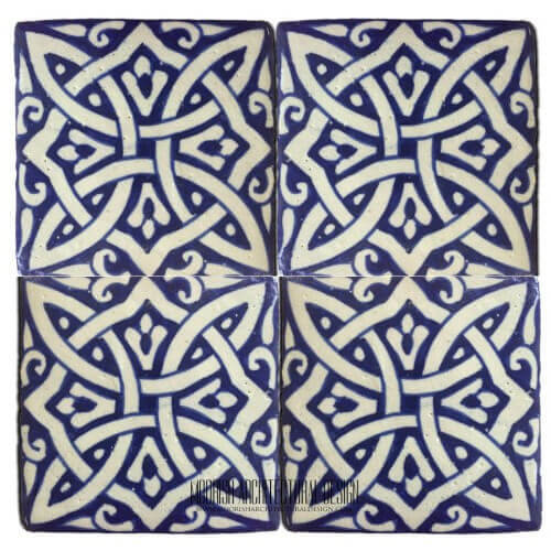 Moroccan Pool Tile Blue