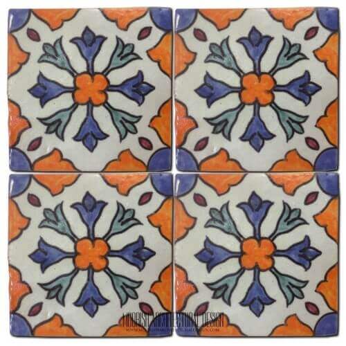 Moroccan Hand Painted Tile 25