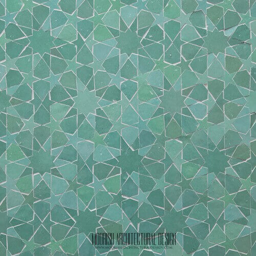 Green Moroccan Tile Las Vegas