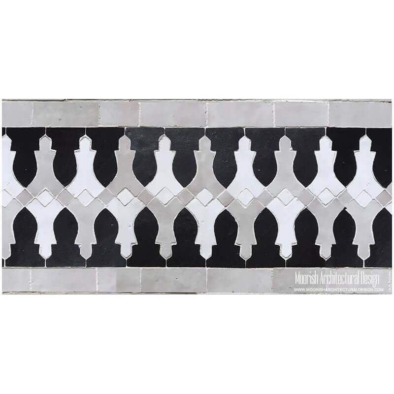 Mediterranean mosaic pool tile