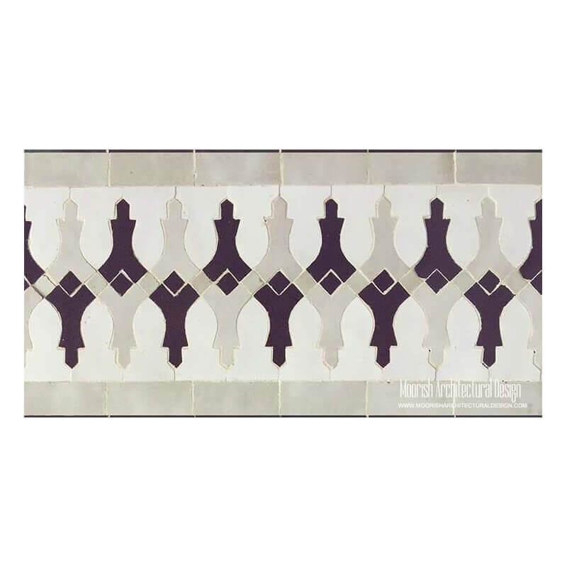 Mediterranean Pool Mosaic Tile Designs