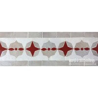 Moorish style pool tiles