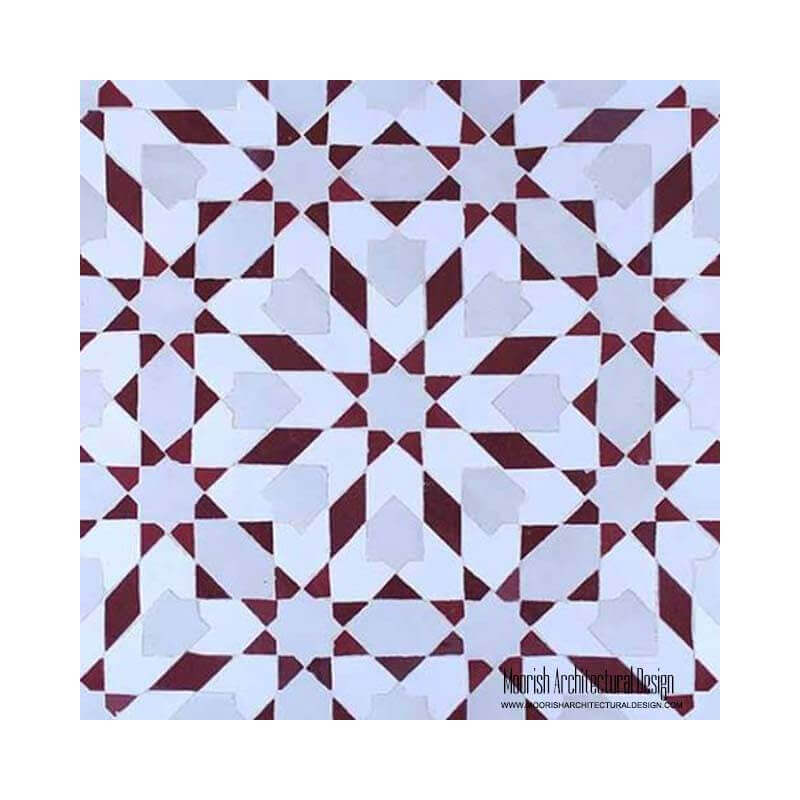 Moroccan mosaic tile