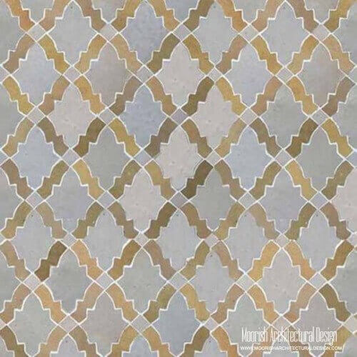 Moroccan kitchen tile backsplash