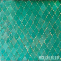 Aqua Green Moroccan Tile