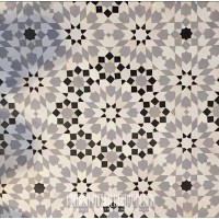 Moroccan tile backsplash
