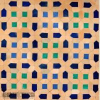 Moroccan tile backsplash