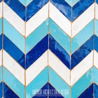 Moroccan Floor and wall tiles in the Moscow, Russia