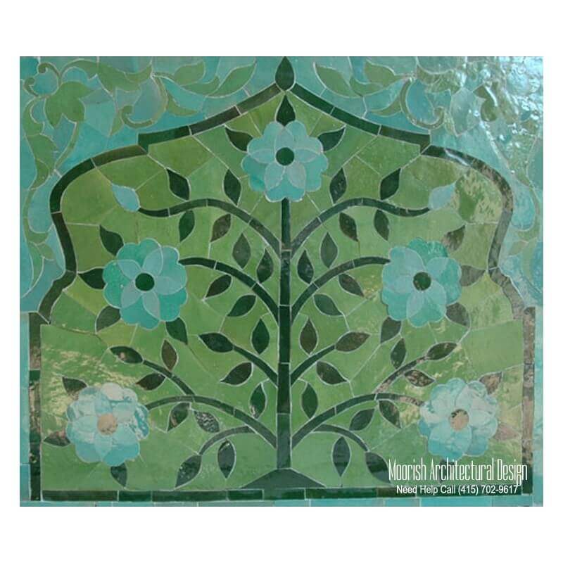 Bathroom Mosaic Tile Mural