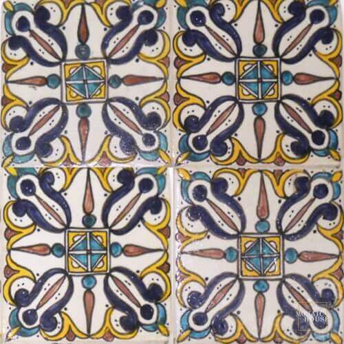 Moroccan Hand Painted Tile 17