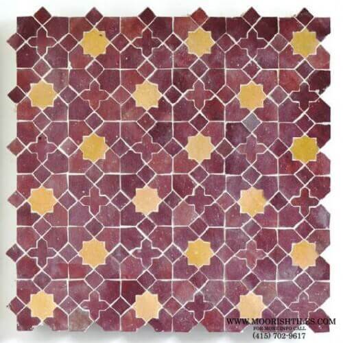 Moroccan bathroom wall tile