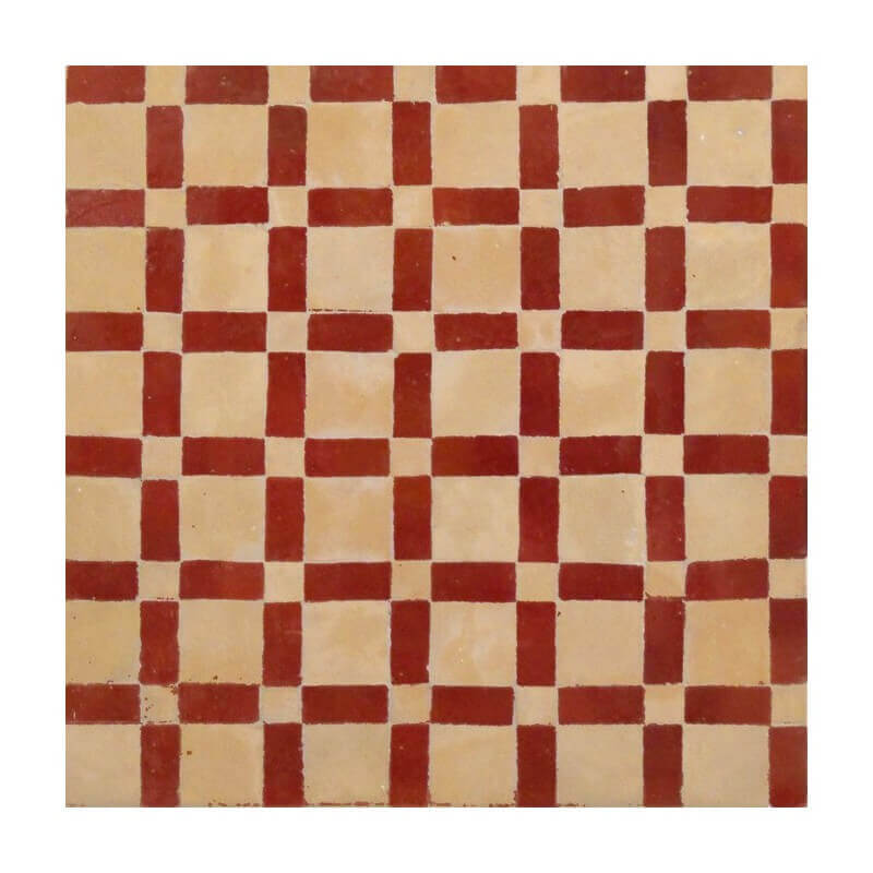 Red Moroccan Tiles 