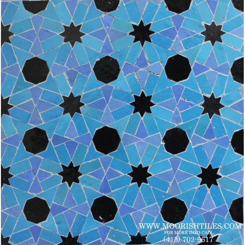 Moroccan mosaic tiles