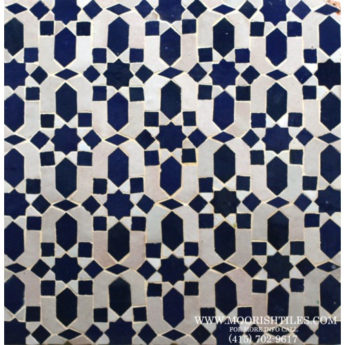 Moroccan shower tile