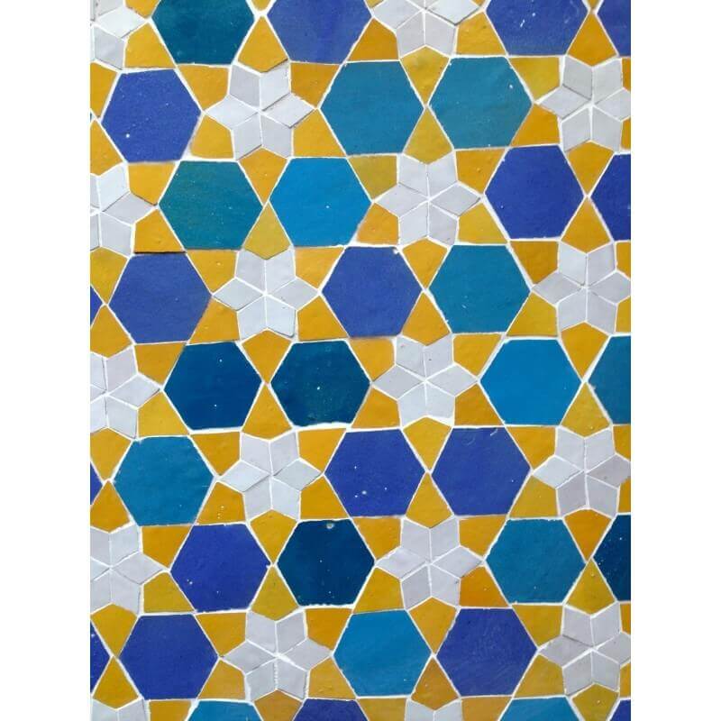 Moorish pool tiles