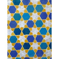 Moorish pool tiles