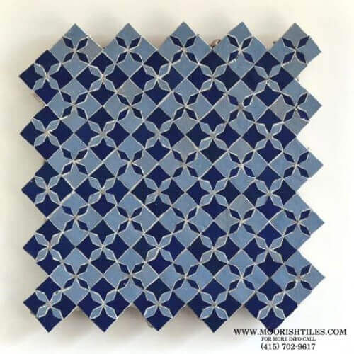 Moroccan fountain tile
