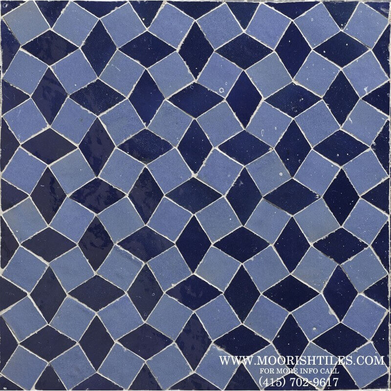 Moroccan fireplace tile