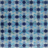 Moroccan Tile aqua blue