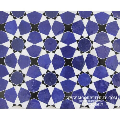 Blue & White Moroccan Tile 