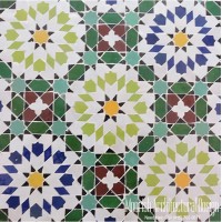 Moorish bathroom wall tile