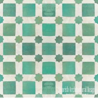 Green Moroccan mosaic