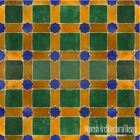 Moroccan Tile Fireplace
