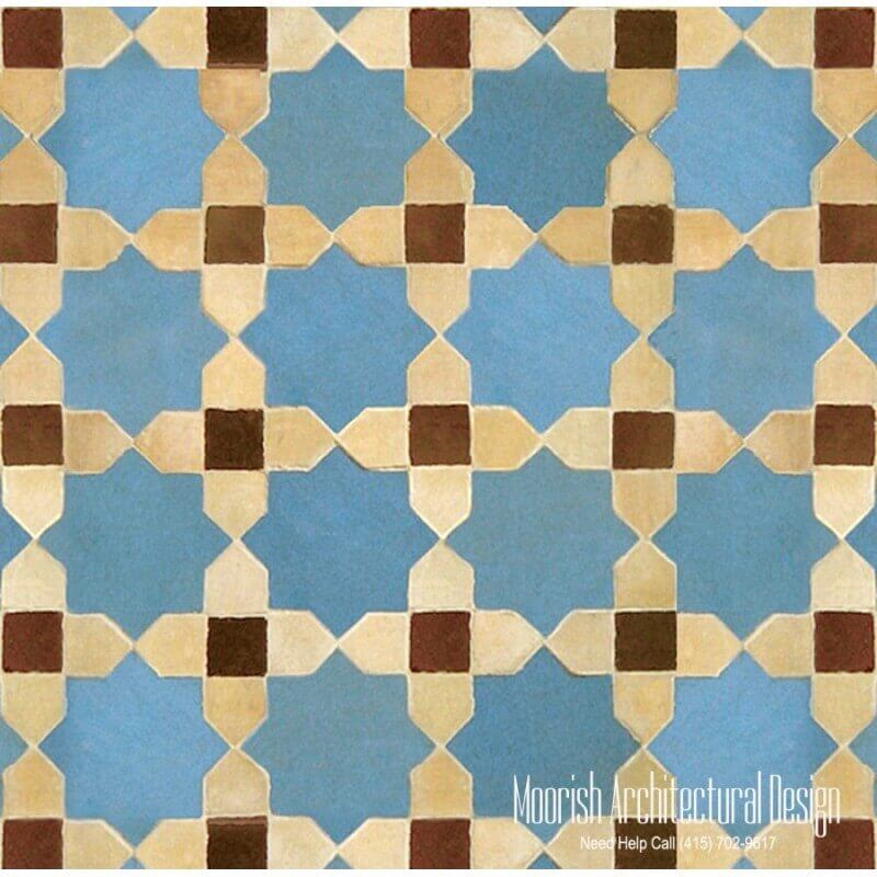 Moroccan wall tile