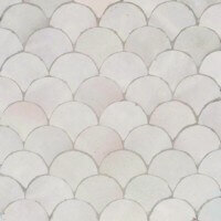 White Moroccan Pool tile Santa Barbara California