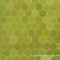 Green Hexagon Tile
