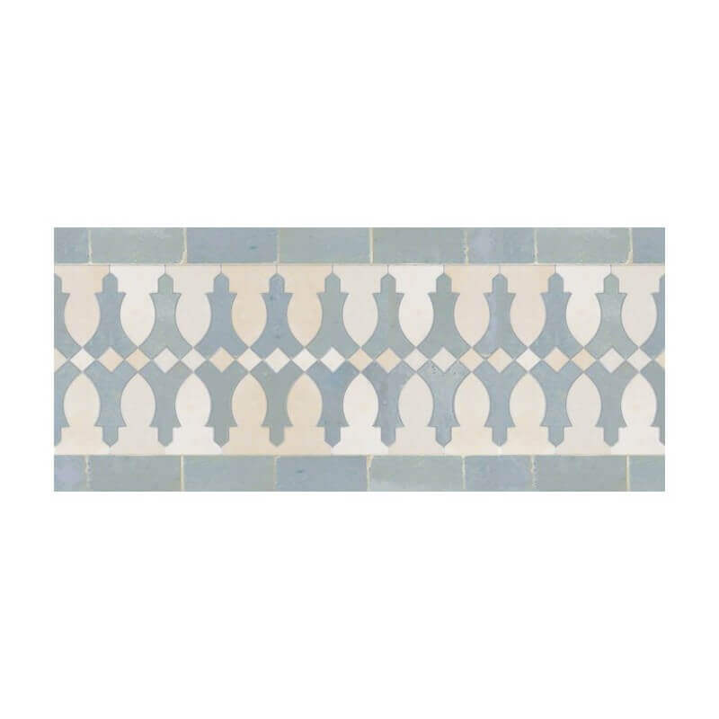 Moroccan border Tile Pattern