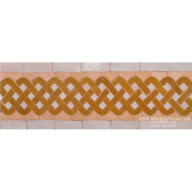Moroccan mosaic pattern