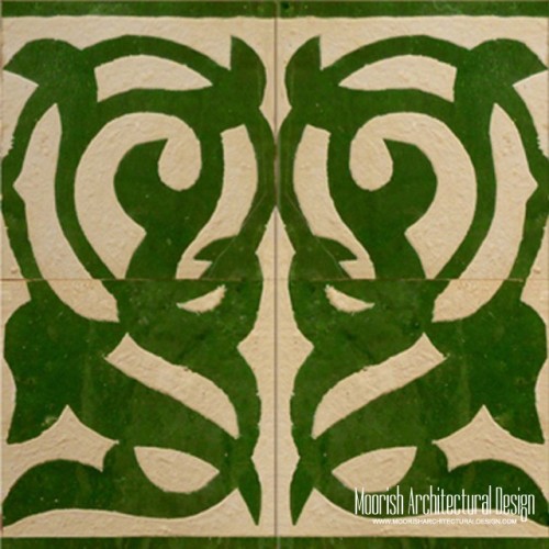 Rustic Moorish Tile 09