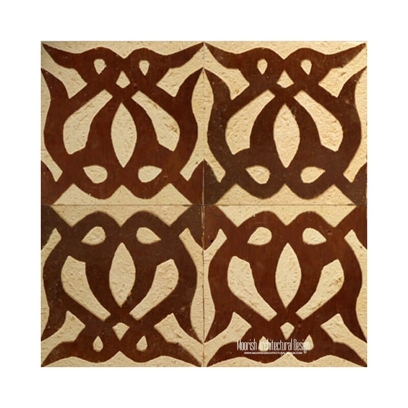 Rustic Moorish Shower Tile