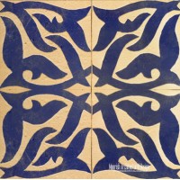 Rustic Moroccan bathroom tile