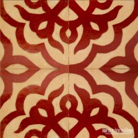 Rustic Moorish shower tile