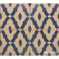 Rustic Moorish ceramic tile