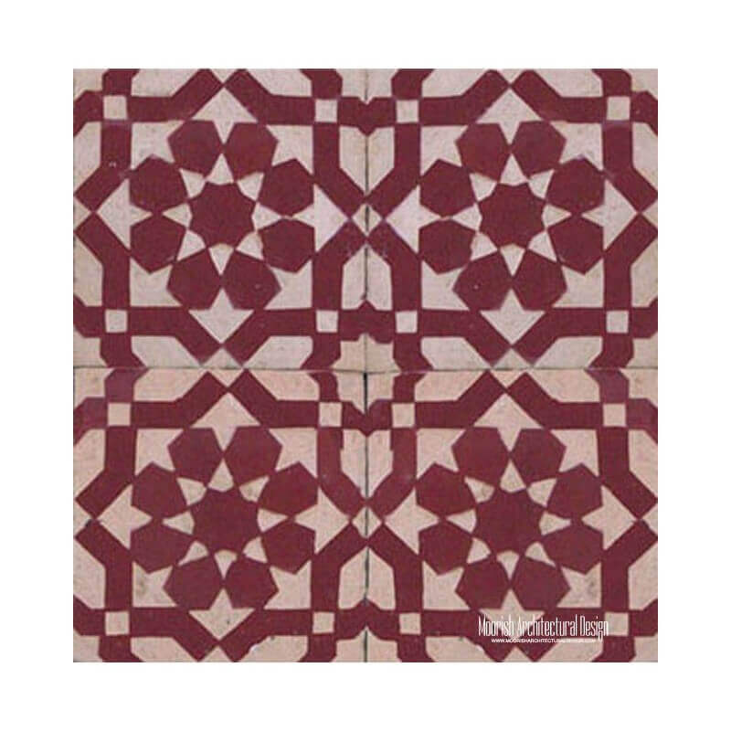 Rustic pool tiles