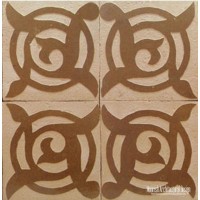 Rustic Moroccan wall tile