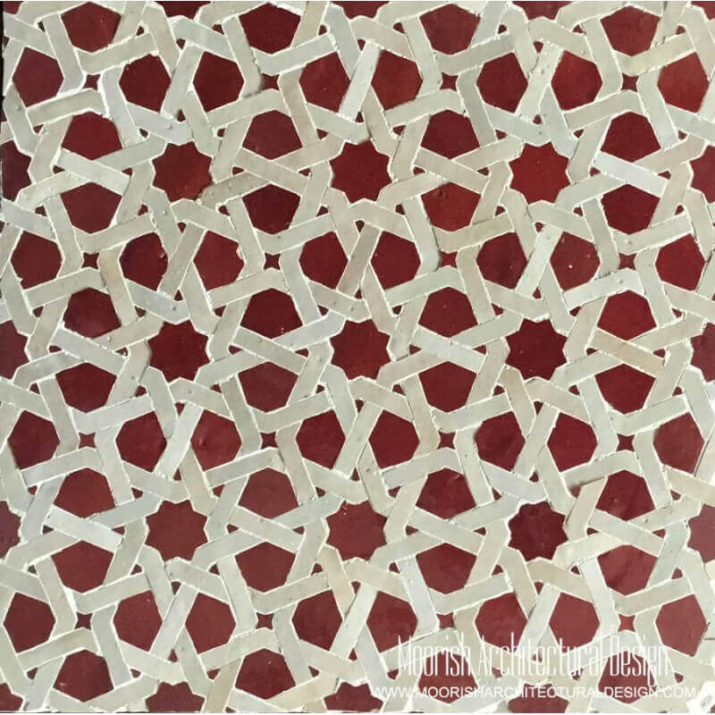 Red Moroccan Tile