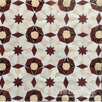 Red Moorish Tile 